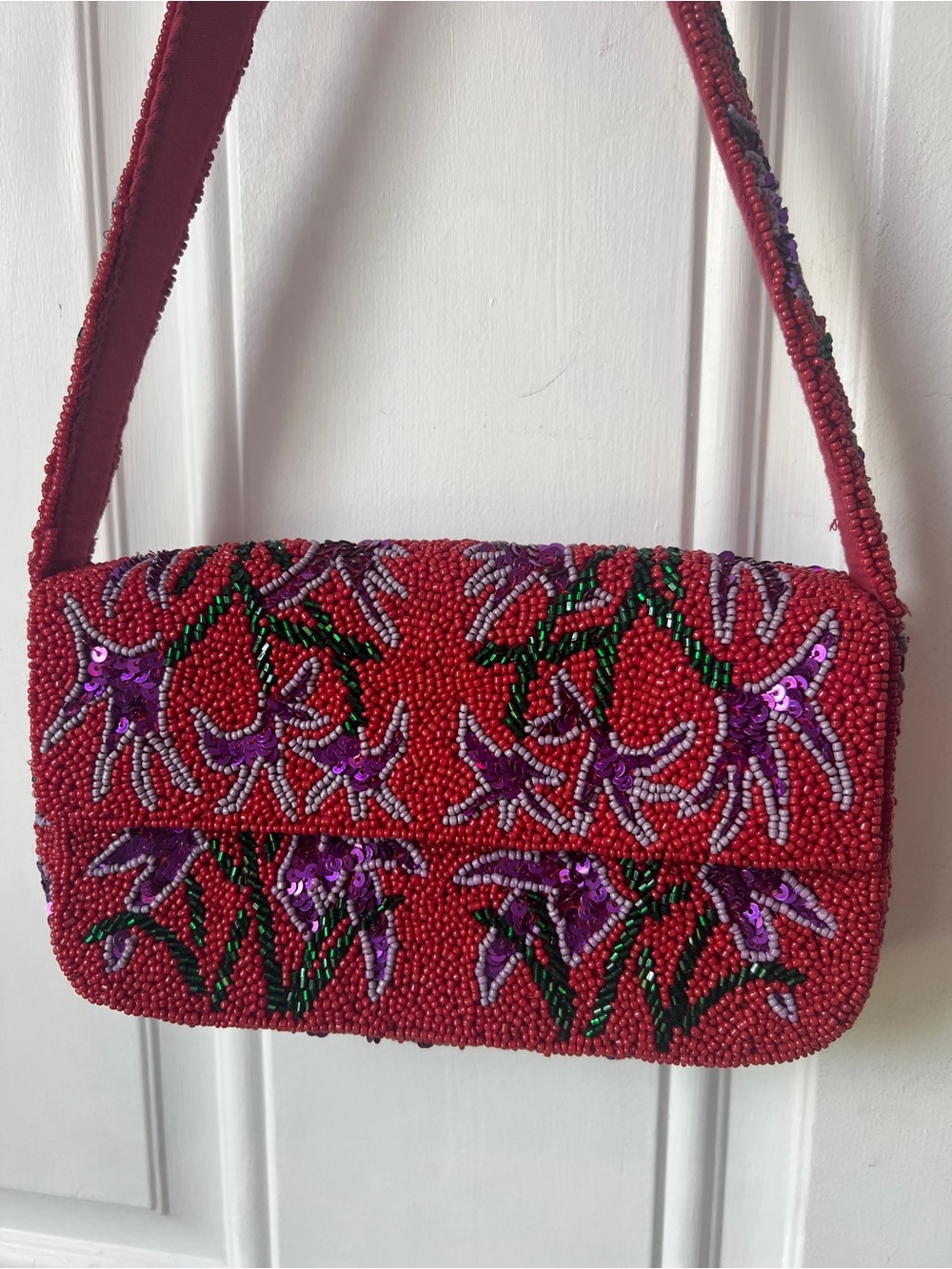 The Fiora Beaded Bag By Anthropologie: Holly Edition